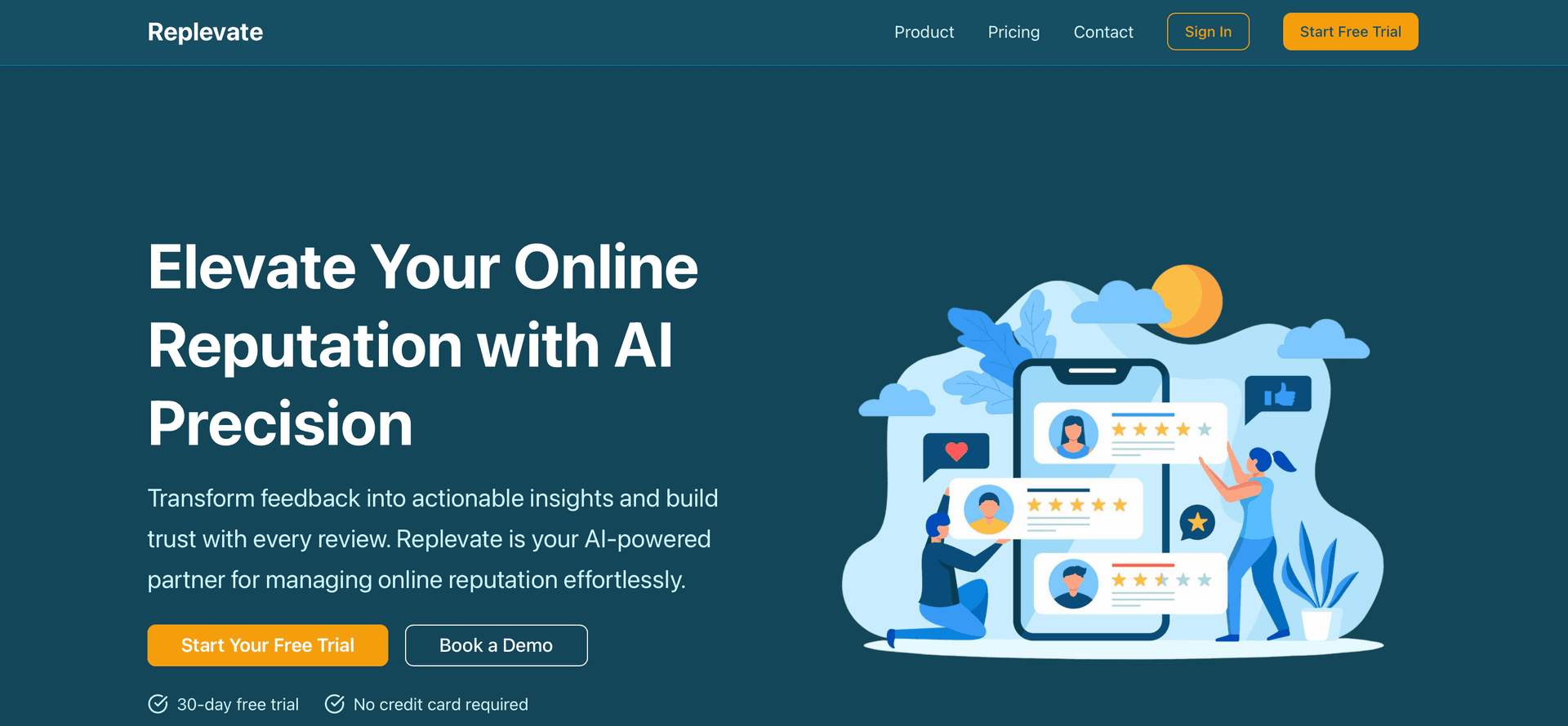 Replevate — AI Reputation Management